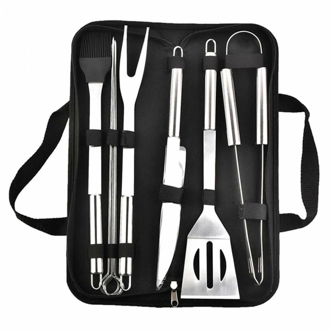 Ensemble d'outils de grillade 9 en 1 avec étui