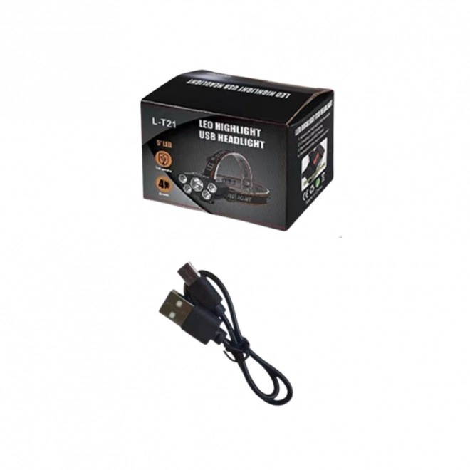 Lampe frontale LED avec 4 modes