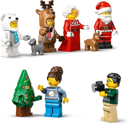 Collection de minifigurines de Noël