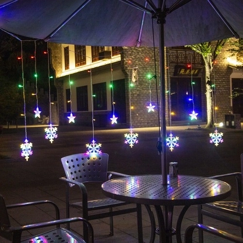 Guirlande lumineuse LED avec flocons et étoiles - 5 m, 138 LED