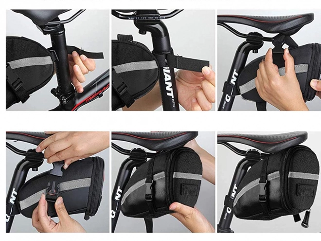 Sacoche imperméable sous selle pour vélo