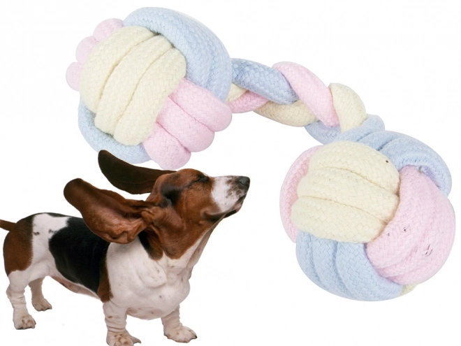 Jouet à tirer pour chiens - Os textile résistant