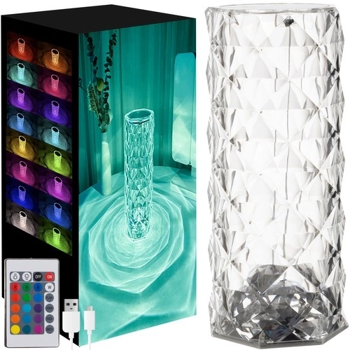 Lampe avec projecteur LED - rose, Izoxis 22518