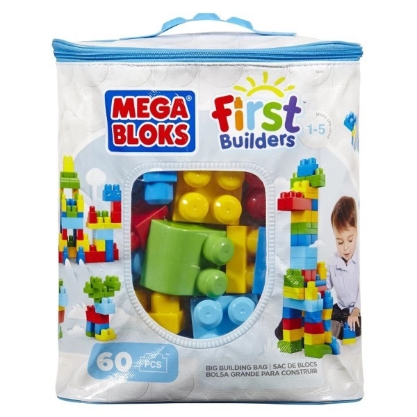 Mega Bloks Premiers Constructeurs Blocs dans un sac plastique 60 pcs