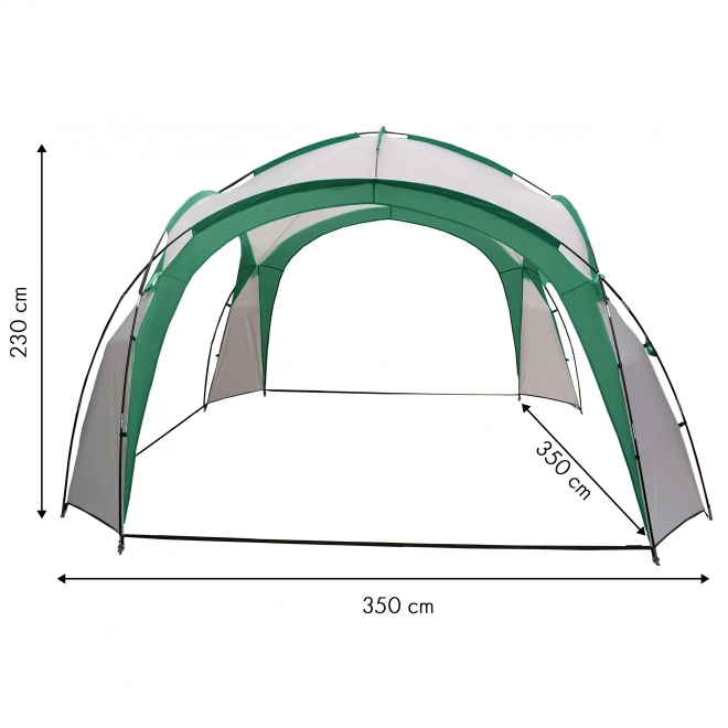 Tente pour événements de jardin pour pique-nique + sac ModernHome - vert