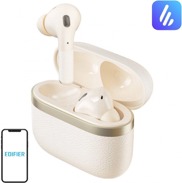 Écouteurs sans fil Edifier W260NC ANC beige