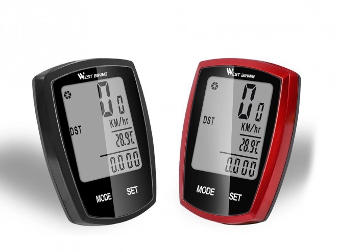 Compteur de vitesse sans fil et étanche avec écran LCD pour vélo