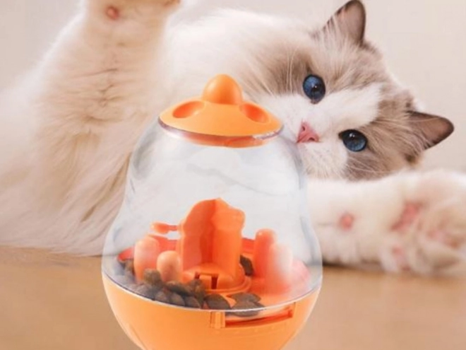 Distributeur de friandises interactif pour chiens