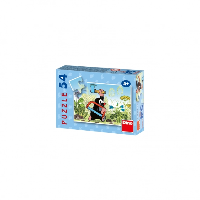 Minipuzzle avec La Petite Taupe 54 pièces