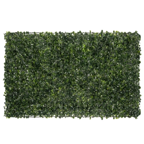 Clôture artificielle Gardlov panneau vert 60x40 cm pour balcon et jardin