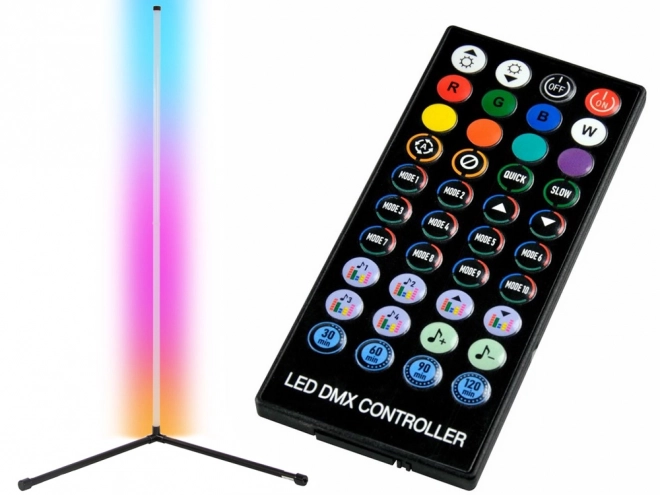 Lampe LED RGB d'angle avec télécommande et application