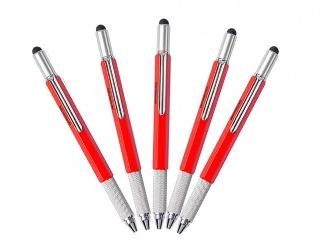 Stylo multifonction multitool 6 en 1 avec niveau à bulle