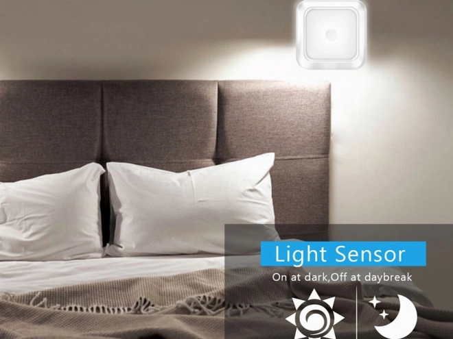 Lampe de nuit LED auto-adhésive avec détecteur de mouvement