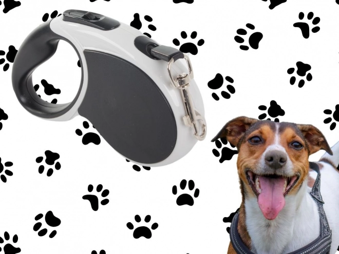 Laisse automatique pour chiens 5m avec blocage jusqu'à 15 kg