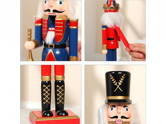 Soldat casse-noisette en bois décoration de Noël