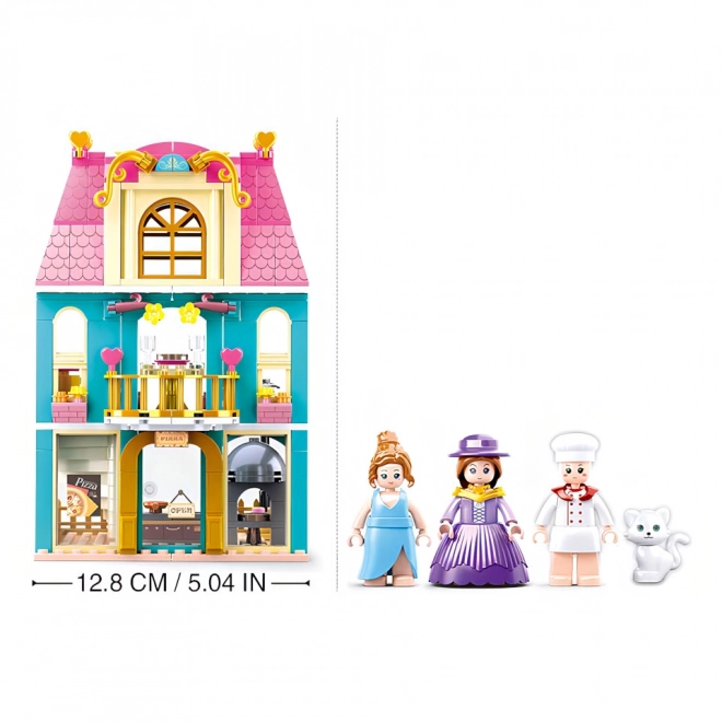 Village Rêve de Filles Sluban M38-B0875 Maison à deux étages avec grenier