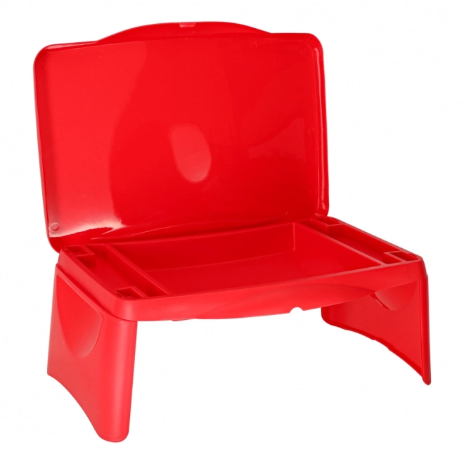 Table de voiture pour enfants avec espace de rangement – Rouge
