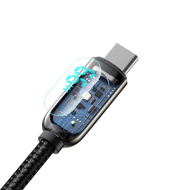 Baseus Câble d'affichage USB vers Type-C, 66W, 2 m (noir)