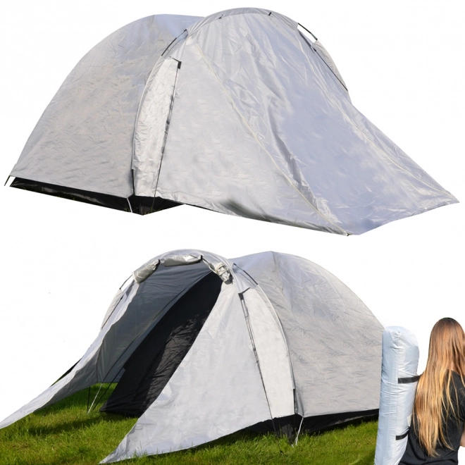 Tente de camping extérieure pour 3 personnes avec moustiquaire