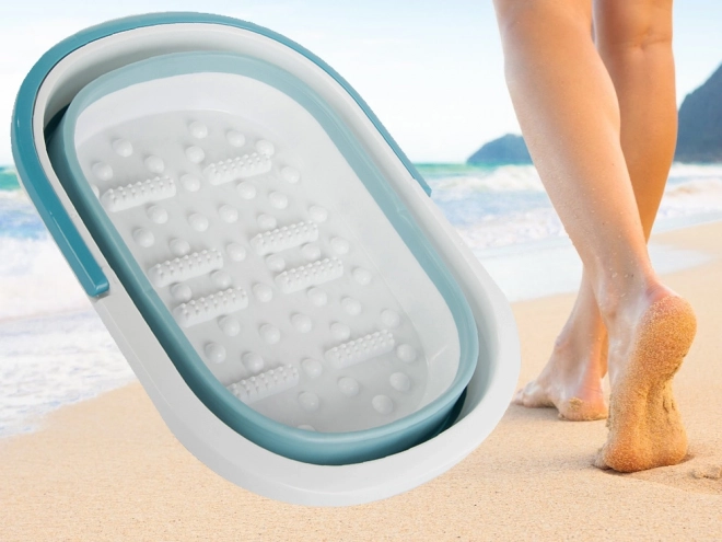 Bassin pliable pour massage des pieds