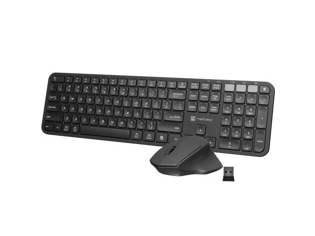 Ensemble sans fil clavier et souris Natec Octopus 2 Bluetooth + 2.4GHz