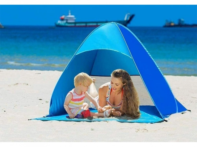 Tente de plage autoportante avec protection UV