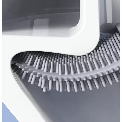 Brosse en silicone pour salle de bain