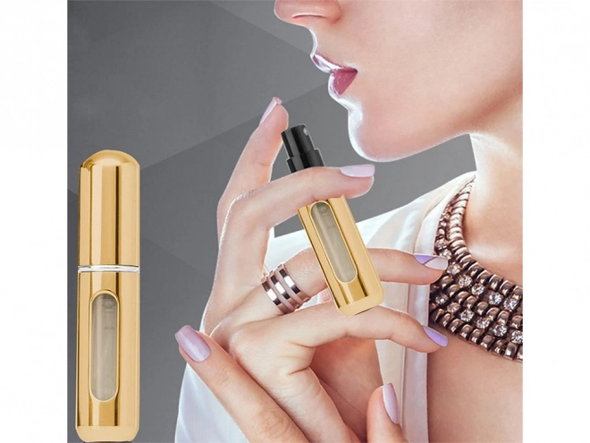 Vaporisateur de voyage avec atomiseur de parfum 5ml distributeur de parfum – doré