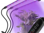 Lampe LED étanche pour la croissance des plantes avec 3 panneaux, minuterie et télécommande GARDLOV