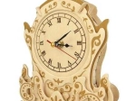 Woodcraft puzzle 3D en bois horloge lutin