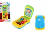 Téléphone portable à clapet pour enfants avec lumière et son, 14 cm