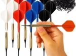 Set de fléchettes pour cibles électroniques 12 pcs avec pointes de rechange TRIZAND