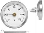 Thermomètre bimétallique pour conduites