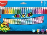 Feutres lavables MAPED Color'Peps Jungle, 24 pièces