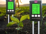 Testeur de sol numérique 6-en-1 – mesure du pH, de l’humidité, de la température, de la fertilité, de la lumière et de l’humidité de l’air