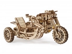 Ugears puzzle 3D moto avec side-car – modèle mécanique en bois