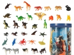 Set de figurines d’animaux – marins, sauvages, de ferme et dinosaures, 48 pcs