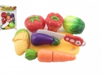 Set en plastique pour couper les légumes avec planche et couteau 13,5 × 8 cm