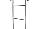 Valet muet en bois foncé 49 × 99 cm