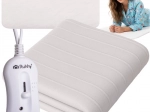 Sous-matelas chauffant électrique RUHHY 190 × 80 cm, blanc