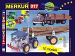 Merkur jeu de construction camion – ensemble de construction métallique 202 pièces, 10 modèles