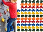 Prises d’escalade pour enfants – lot de 10 pcs Kruzzel