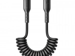 Câble spiralé de voiture charge rapide USB‑C vers Lightning 30 W 1,5 m Joyroom Easy-Travel