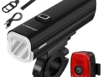 Éclairage LED de vélo Trizand 1000 lm – kit avant et arrière