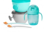 Ensemble de Repas Easy-Feed Teal/Gris
