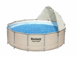 Auvent pour piscines Bestway avec protection UV et petite fenêtre