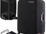 Housse de protection élastique pour valise moyenne L TRIZAND, noire