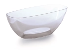Coupe ovale transparente pour orchidées 36 cm COUBI