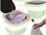 Mini-lave-linge de voyage pliable 12 l vert