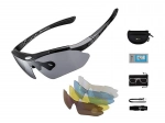 Lunettes de cyclisme polarisées ROCKBROS noires
